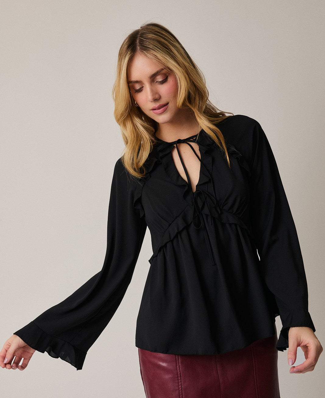Taylor Ruffle Top