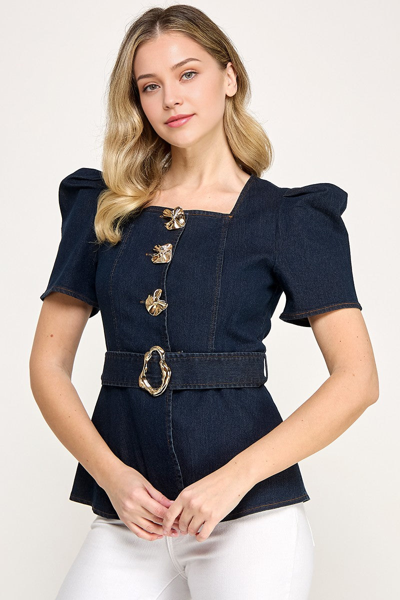 Marianna Top *DENIM*