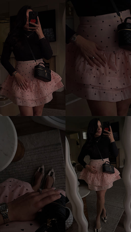 Caterina Blush Skirt