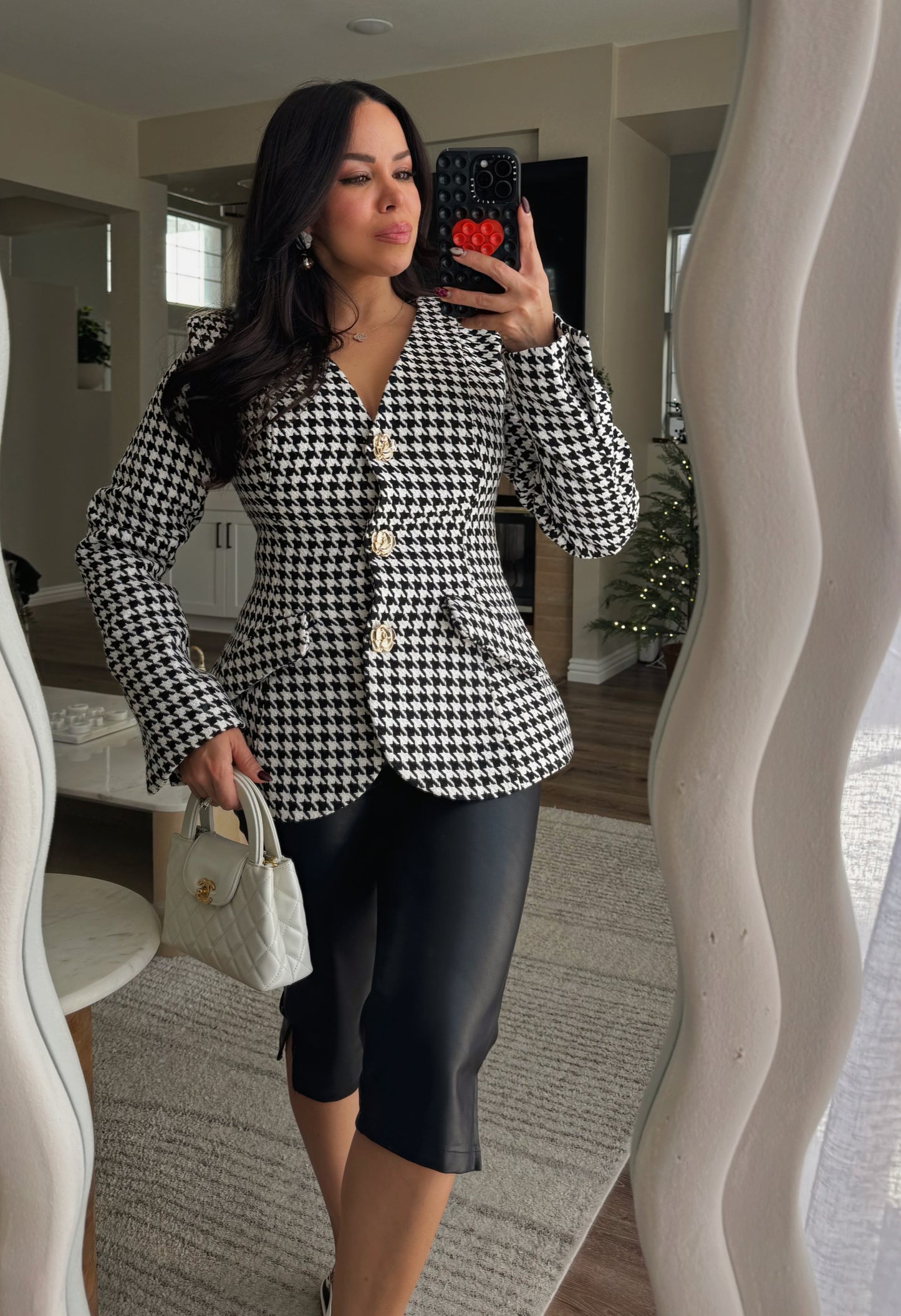 Houndstooth BW Blazer
