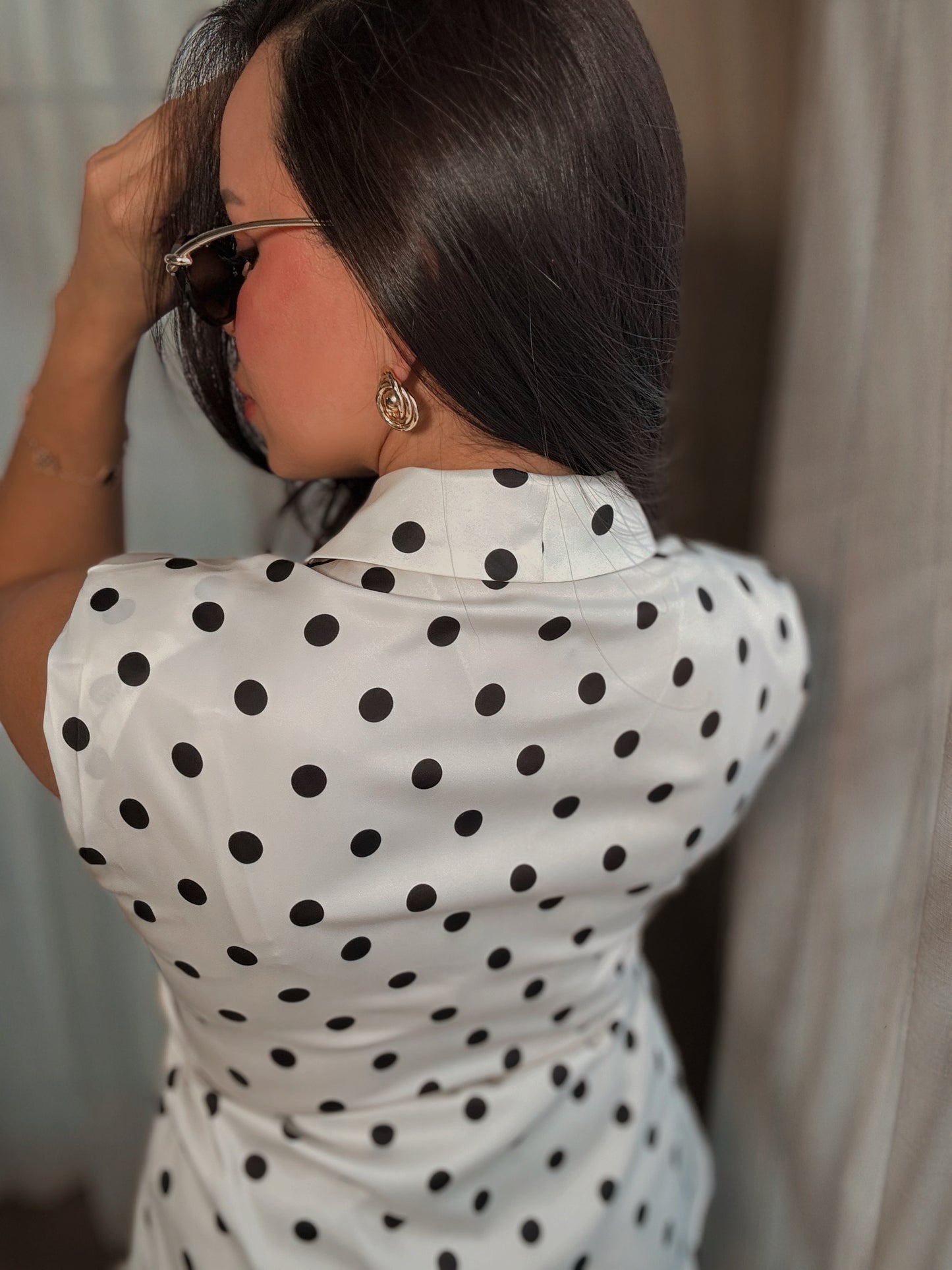 Dotted Elegance Top