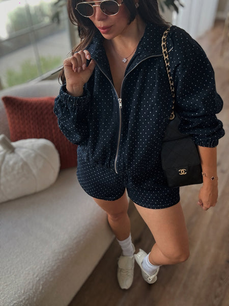 *RESTOCK* Valeria Denim Dots Set *2pcs
