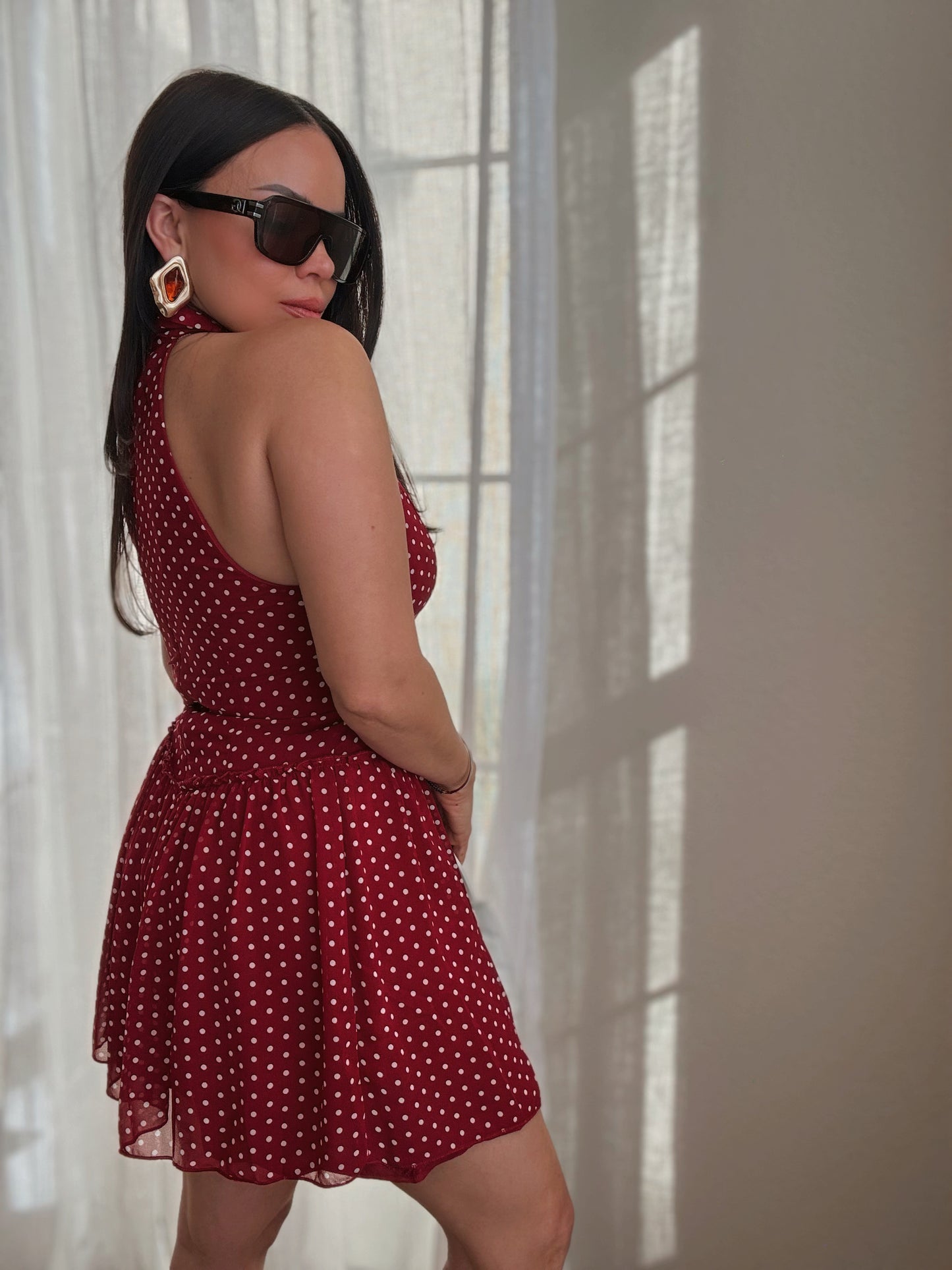 *Last SMALL* Seine Halter Dress