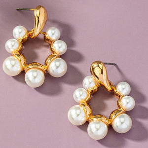 Pearl Knocker earrings