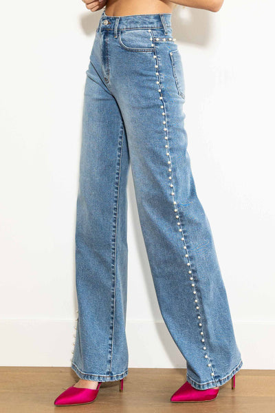 *Back in Stock* VIBRANT Pearl High Rise Jeans