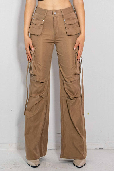 *BACK IN STOCK* VIBRANT Cargo Pants *Khaki*