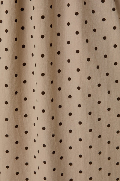 Mocha Dot Dress *last Small