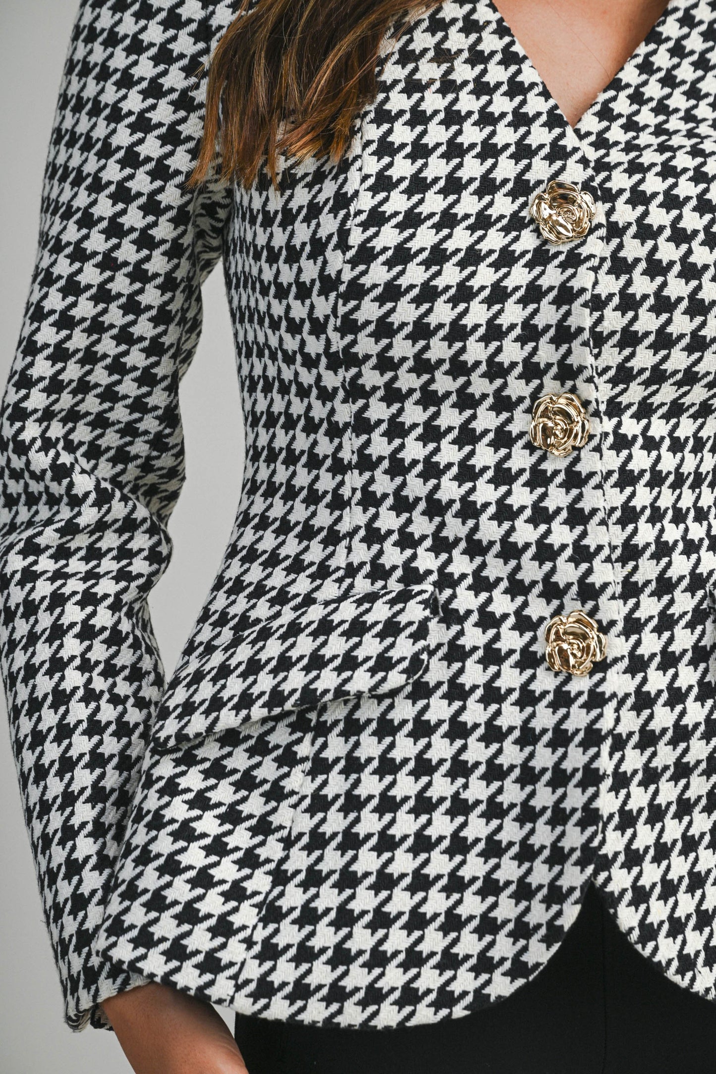 Houndstooth BW Blazer