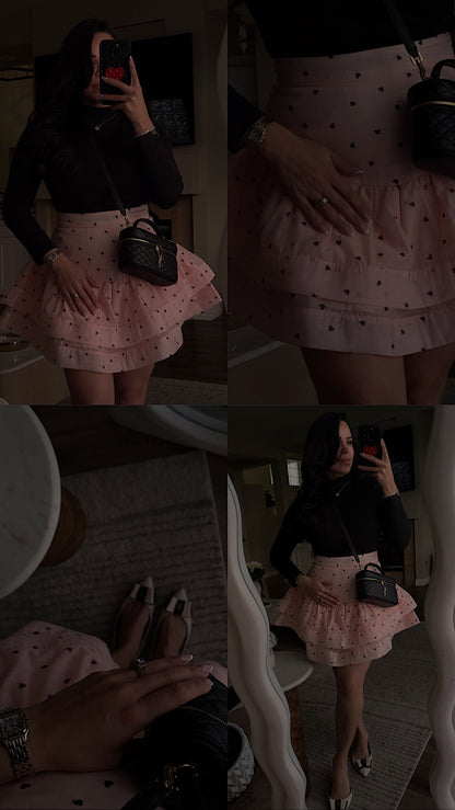 Caterina Blush Skirt