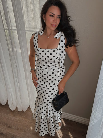Margot Polka Dot Set *WHITE*
