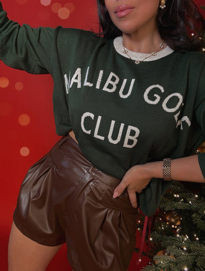 Chocolate Leather Short