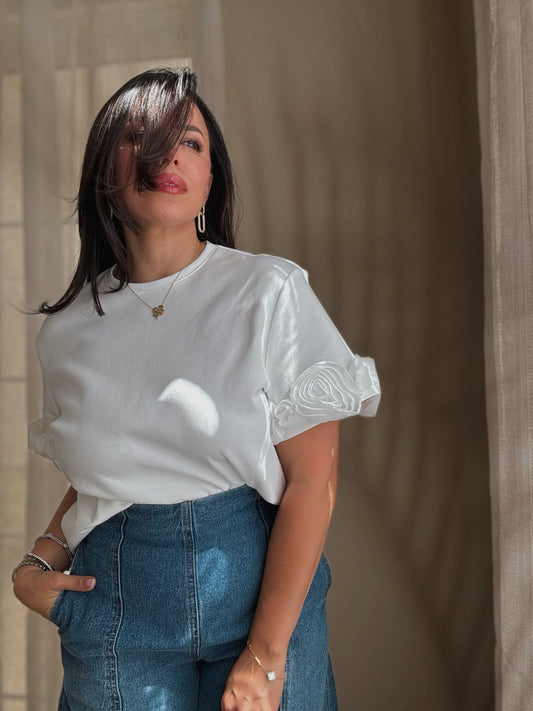 *BACK IN STOCK* Rosette Bloom Top