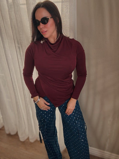 Elodie Draped Top