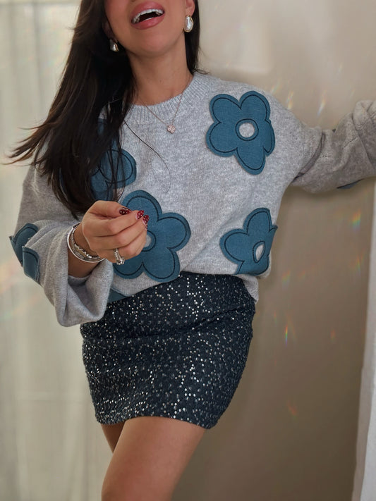 Valerie Sequin Skirt