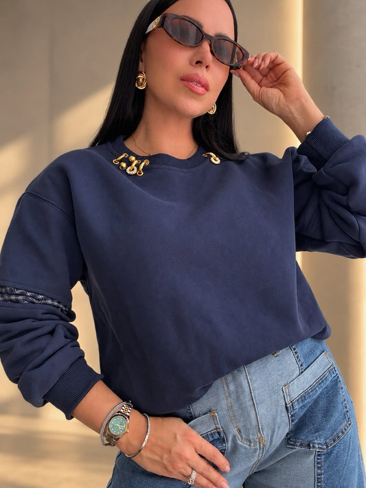 Gemma Sweater *Navy*