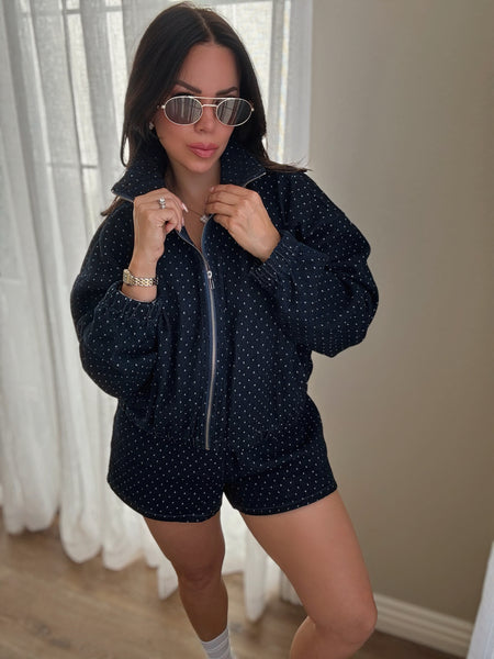*RESTOCK* Valeria Denim Dots Set *2pcs