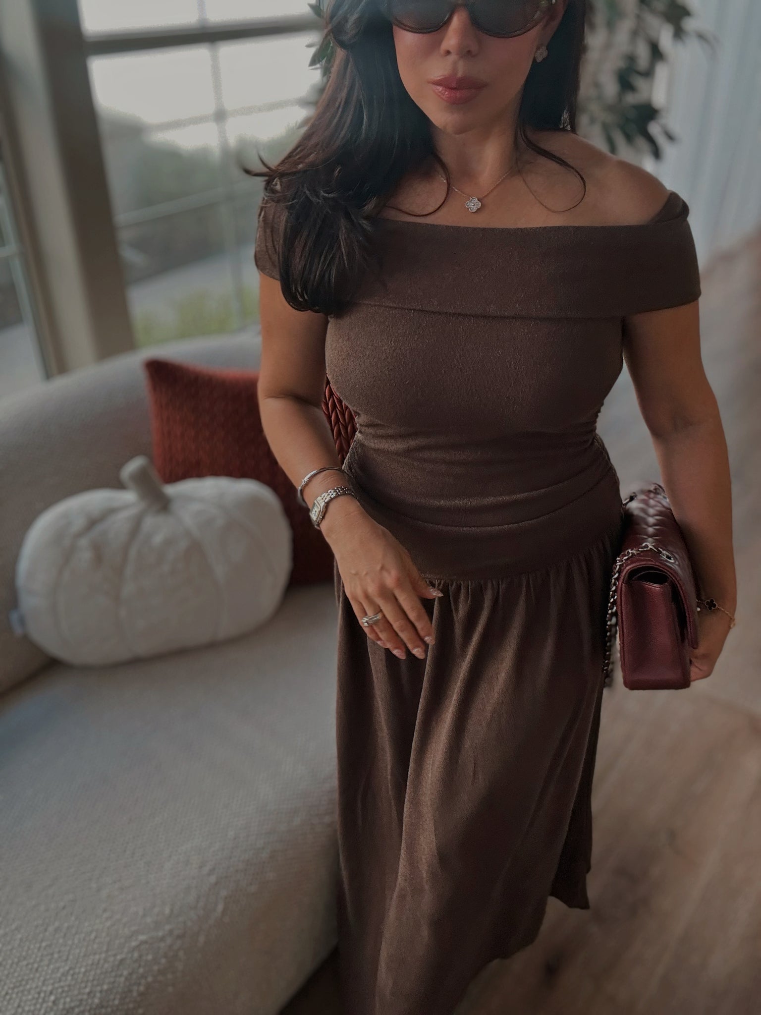 Nadia Off Shoulder Dress