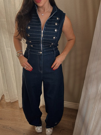 Regent Denim Jumpsuit