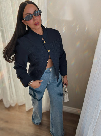 Josephine Jacket *NAVY*