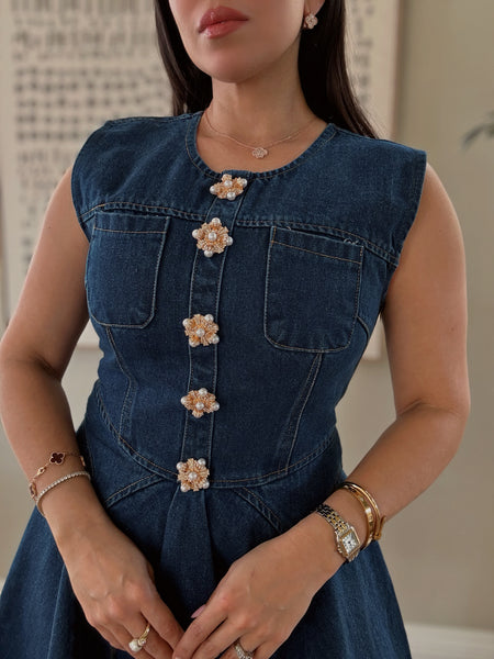 *BACK IN STOCK* Jenna Denim Dress