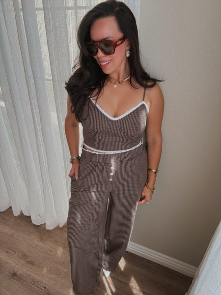 Aricia Plaid Set