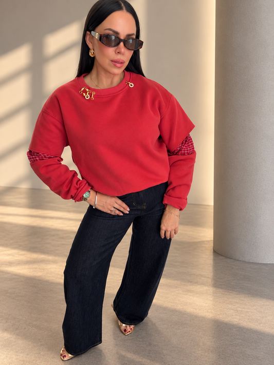 Gemma Sweater *Red*