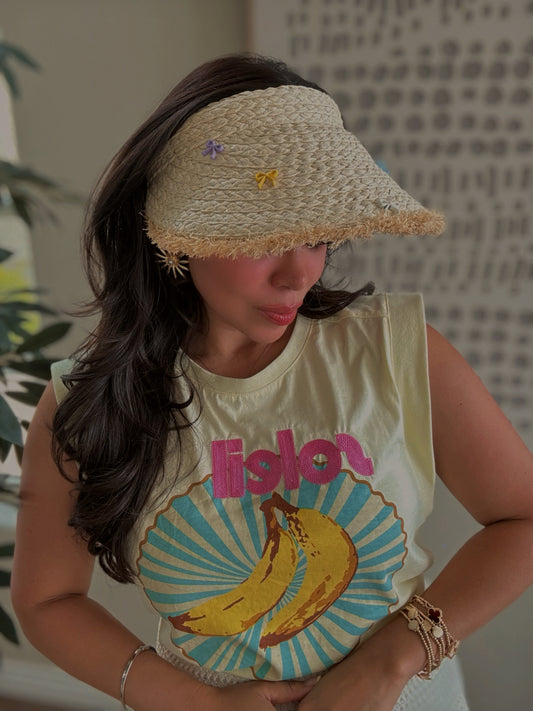 Summer Straw Visor
