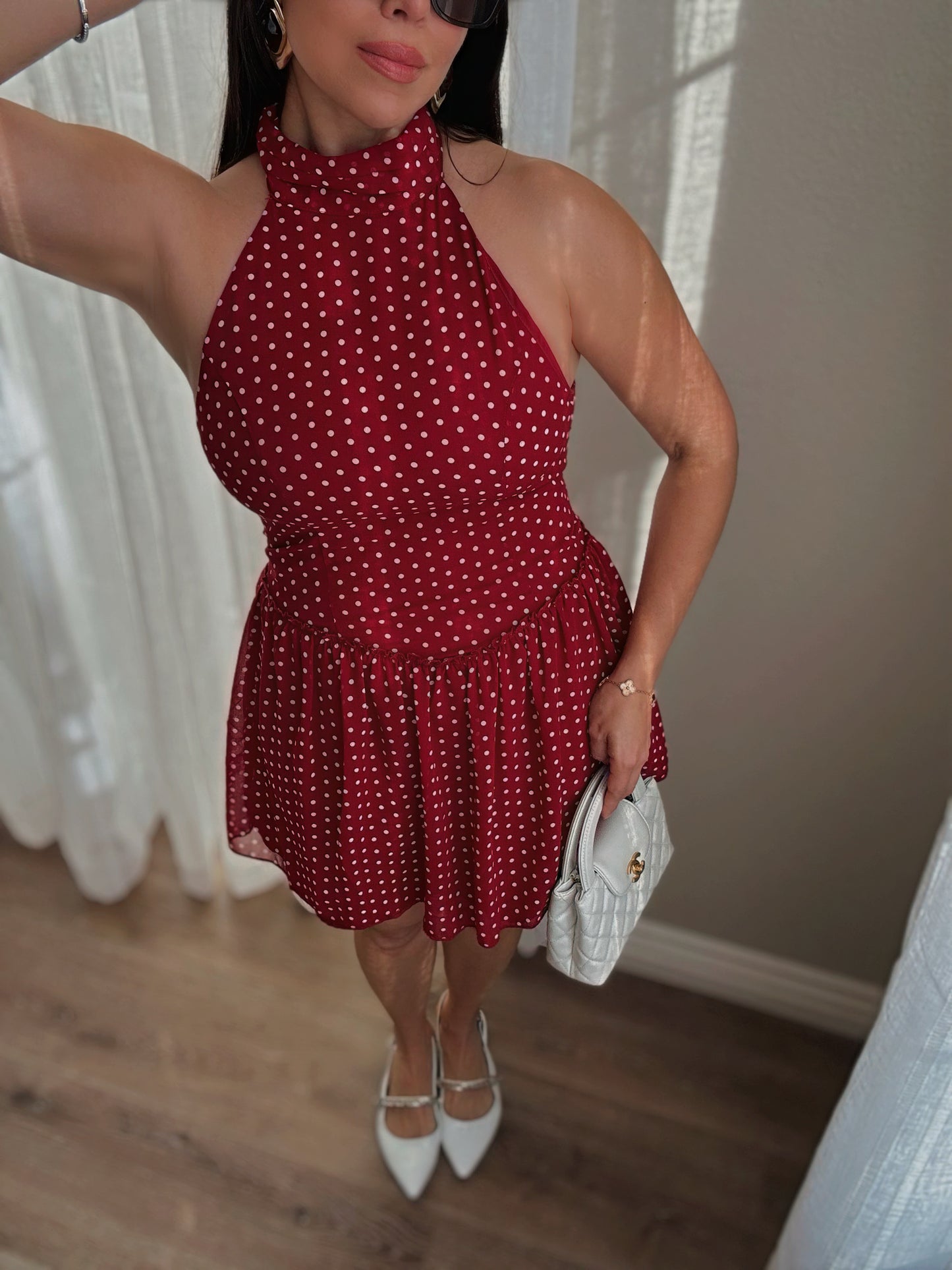 *Last SMALL* Seine Halter Dress