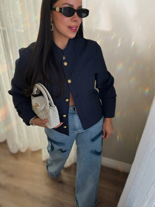 Coco Contrast Denim Jean