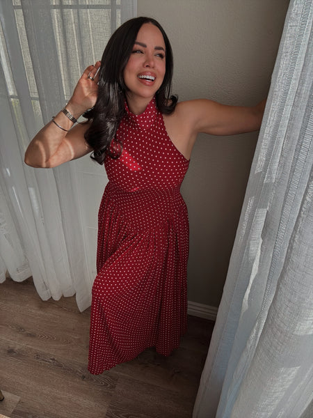 *last Small• Leah Polka Dots Dress