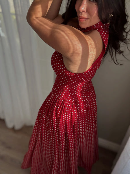 *last Small• Leah Polka Dots Dress