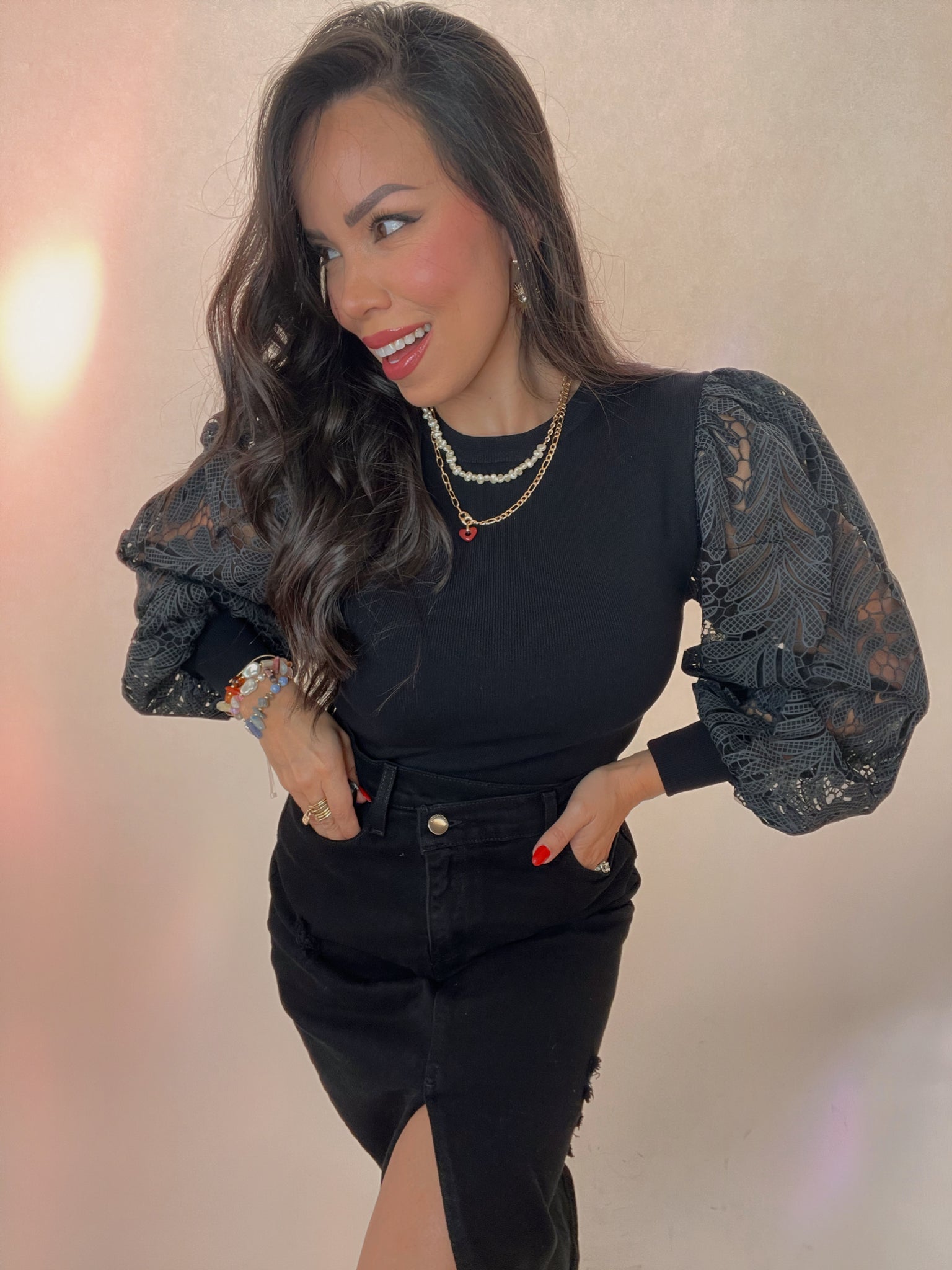 Allie Lace Top