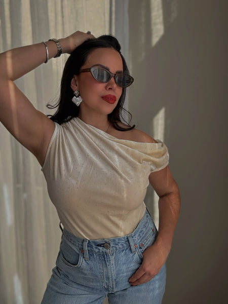 Velvet Asymmetric Top