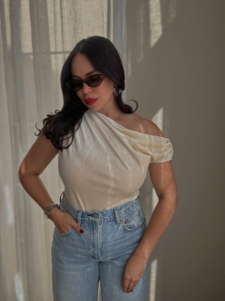 Velvet Asymmetric Top