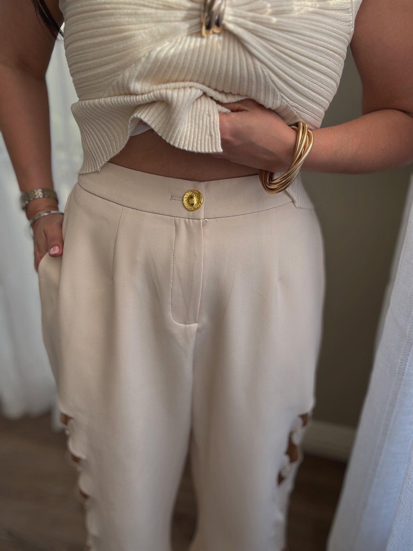 *BACK IN STOCK* Portofino Cutout Pants