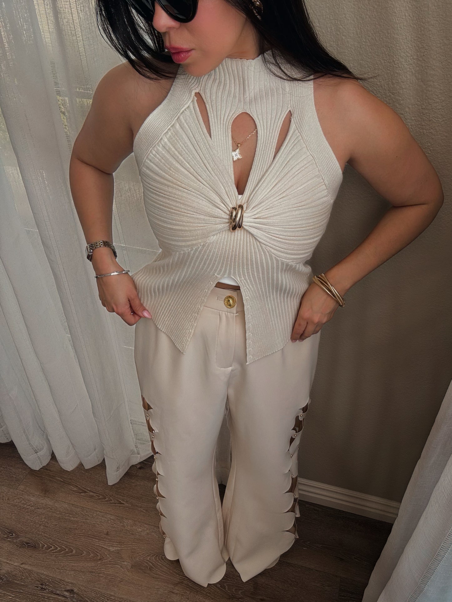 *BACK IN STOCK* Portofino Cutout Pants