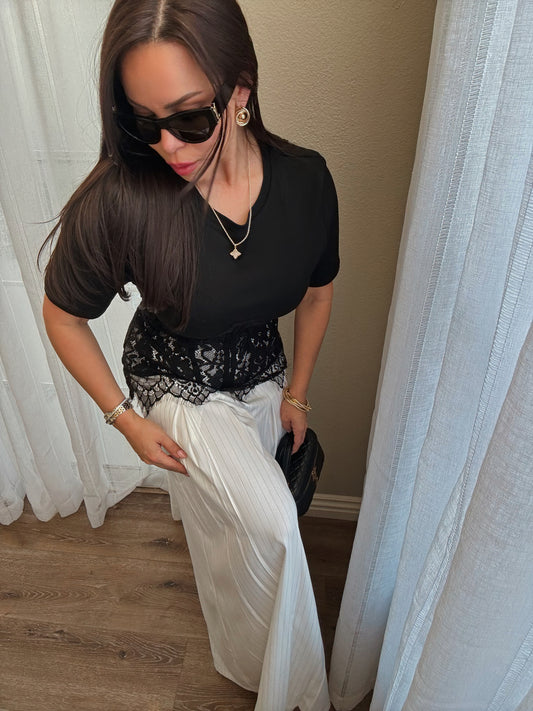 *Last LARGE* Elodie Pinstripe Trouser