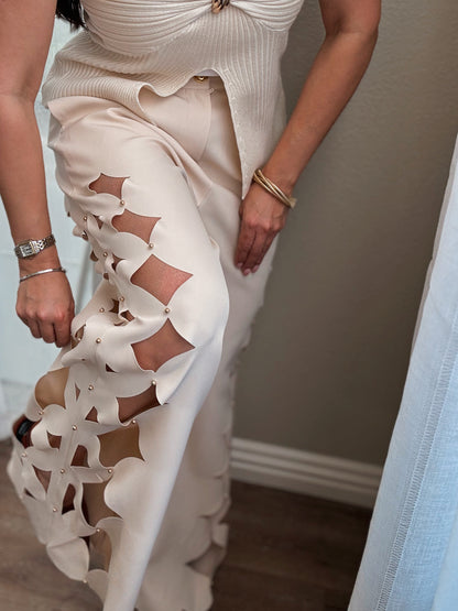 *BACK IN STOCK* Portofino Cutout Pants