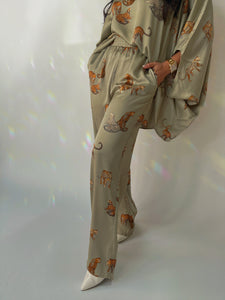 Leopard Pants *Olive*