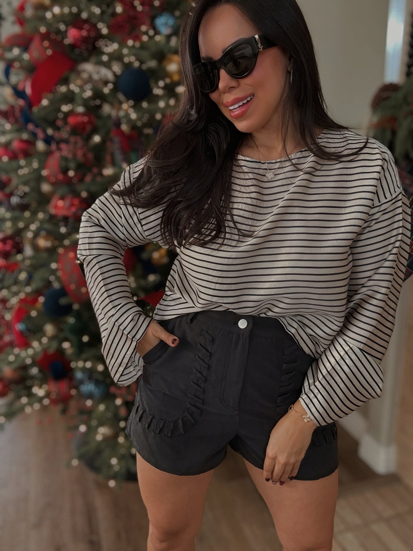 Charlene Stripes Top