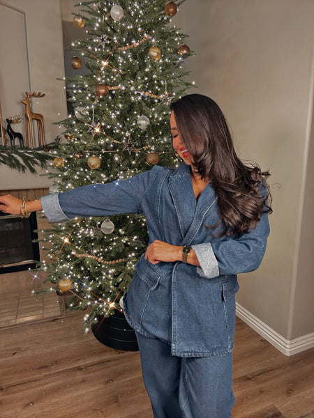 Lombardi Denim Blazer