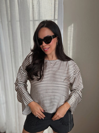 Charlene Stripes Top