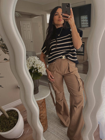 *BACK IN STOCK* VIBRANT Cargo Pants *Khaki*
