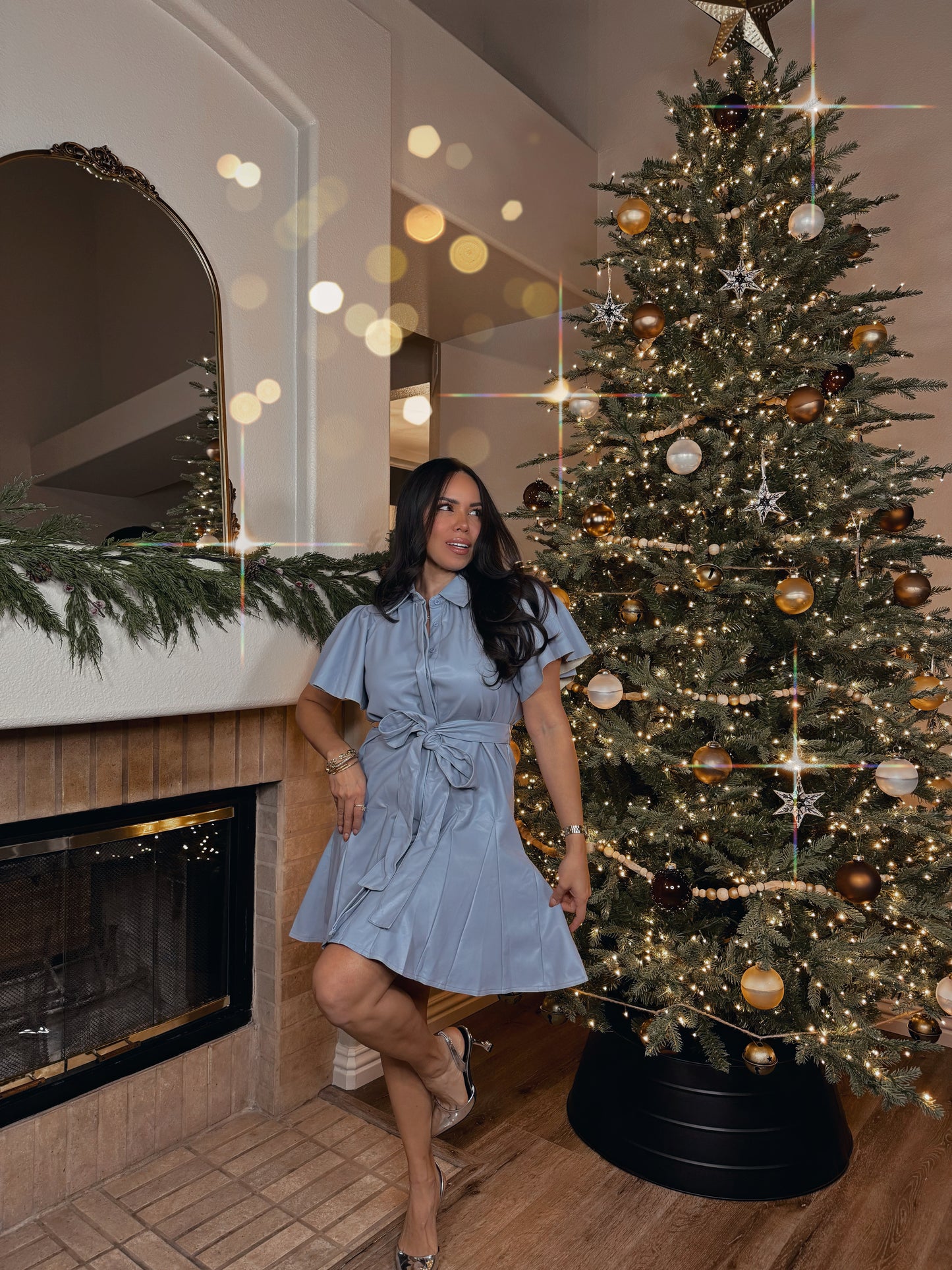 Cleary Leather Dress