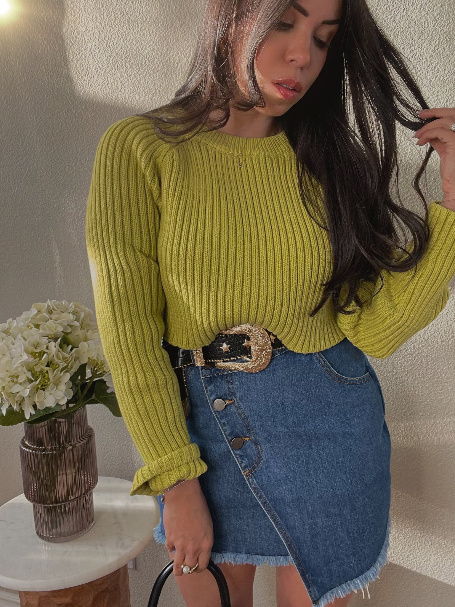 Matcha Knit Sweater