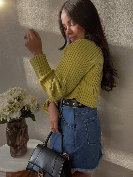 Matcha Knit Sweater