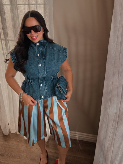 Ilaria Funnel Neck Top