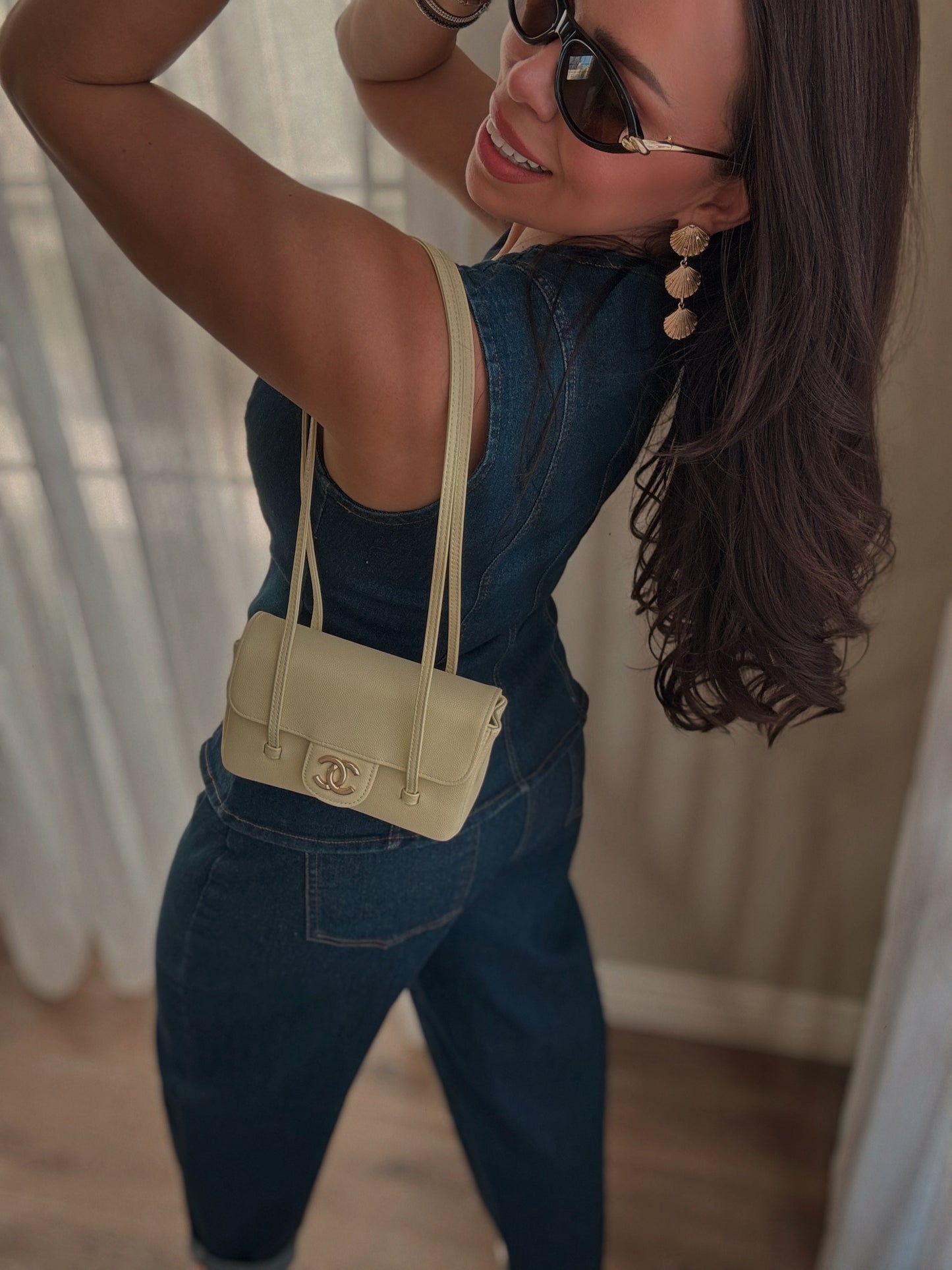 Valentina Denim Top