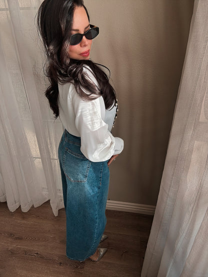 *PRE ORDER* Brook Barrel Cropped Jean