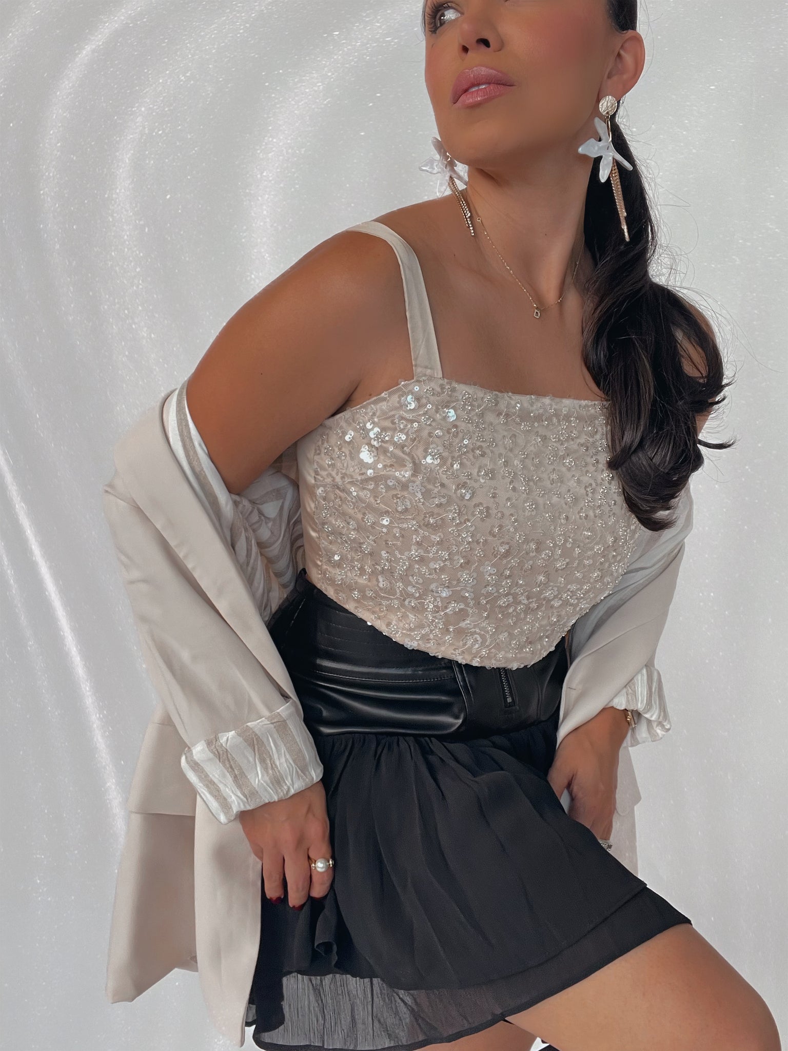 Santa Bárbara Sequins Top